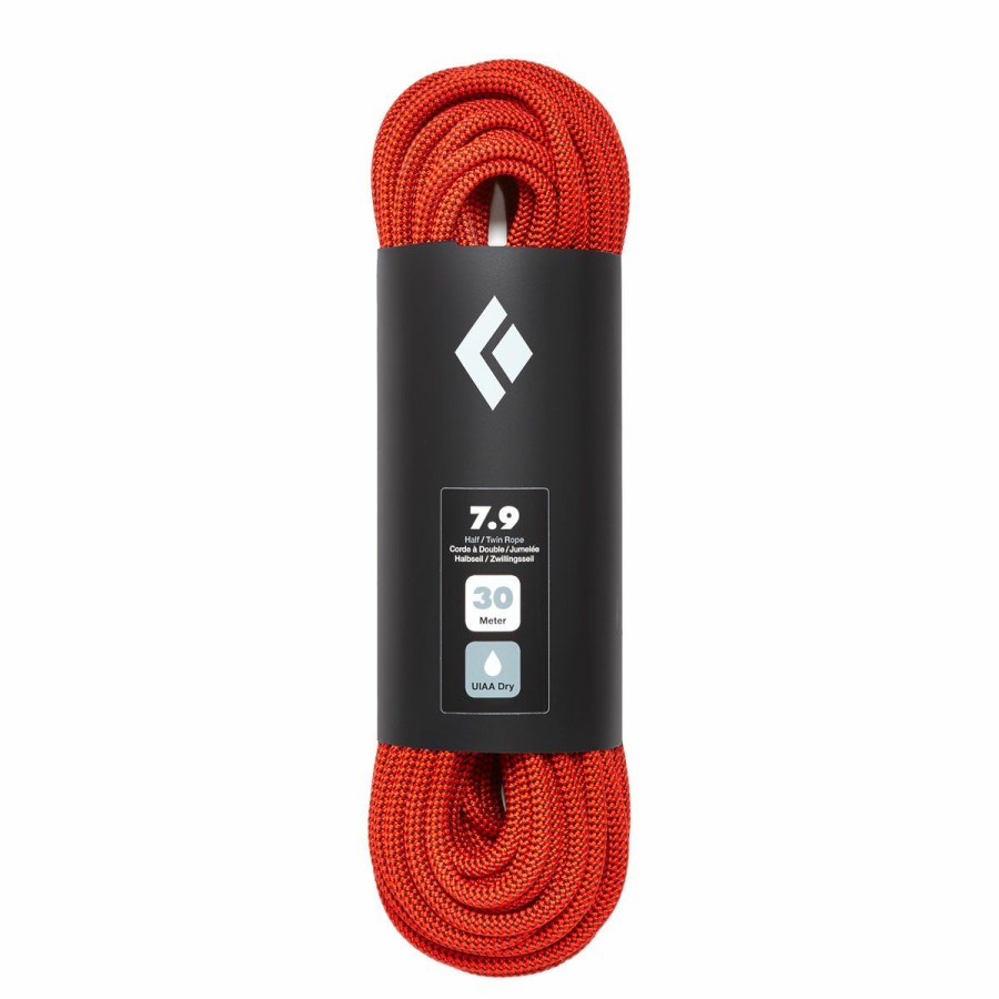 Ropes & Cordage * | Black Diamond 7.9 Dry Rope 30 Meter