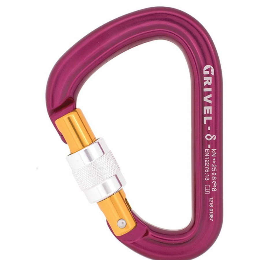 Carabiners & Quickdraws * | Grivel Delta Hms Screwgate