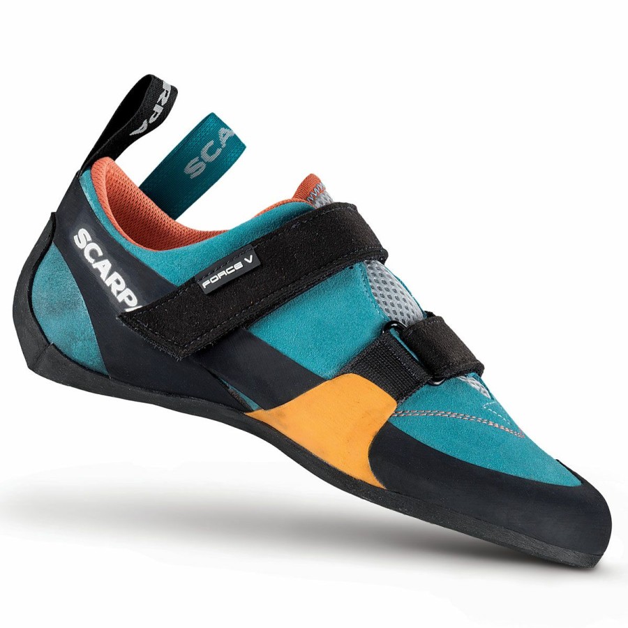 Climbing Shoes * | Scarpa Force V Women'S Icefall / Mandarin Red