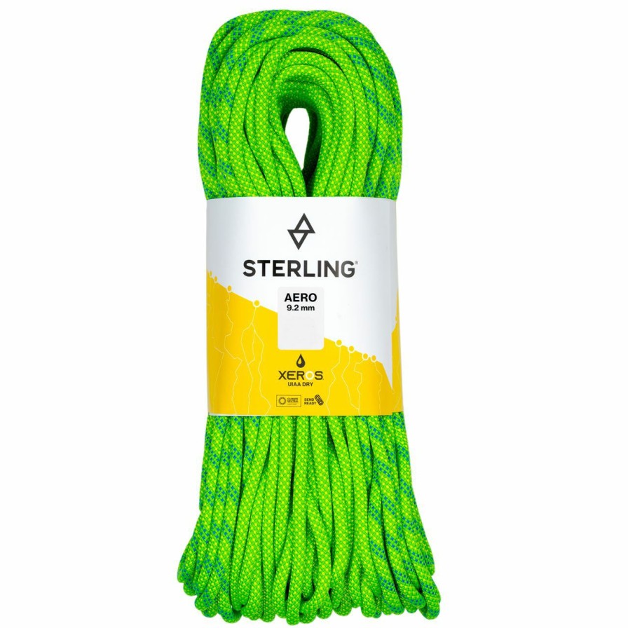 Ropes & Cordage * | Sterling Aero 9.2 Bicolor Xeros Green