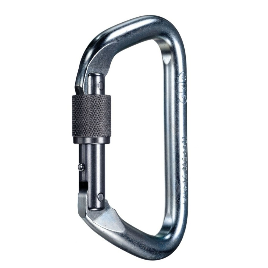 Carabiners & Quickdraws * | Smc Nfpa Large Steel Locking Carabiner