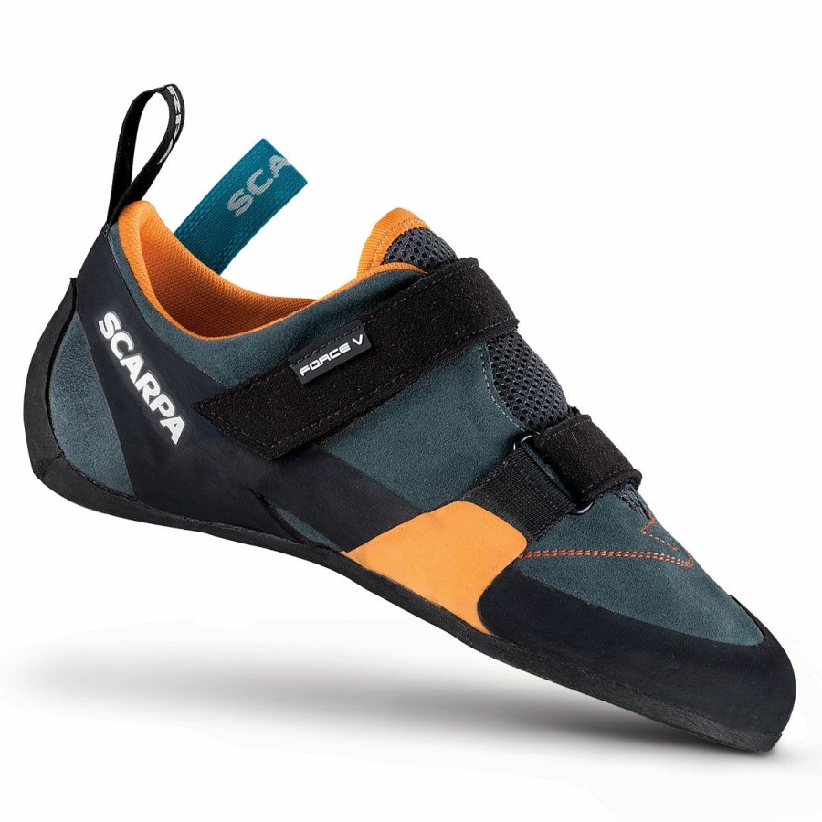 Climbing Shoes * | Scarpa Force V Men'S Mangrove / Papaya