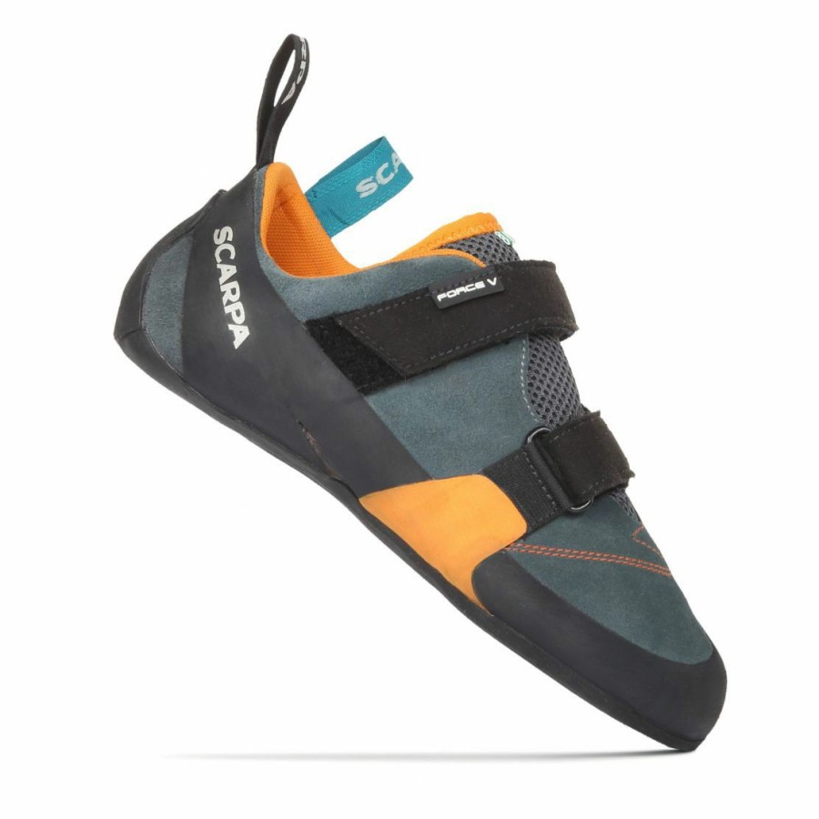 Climbing Shoes * | Scarpa Force V Men'S Mangrove / Papaya