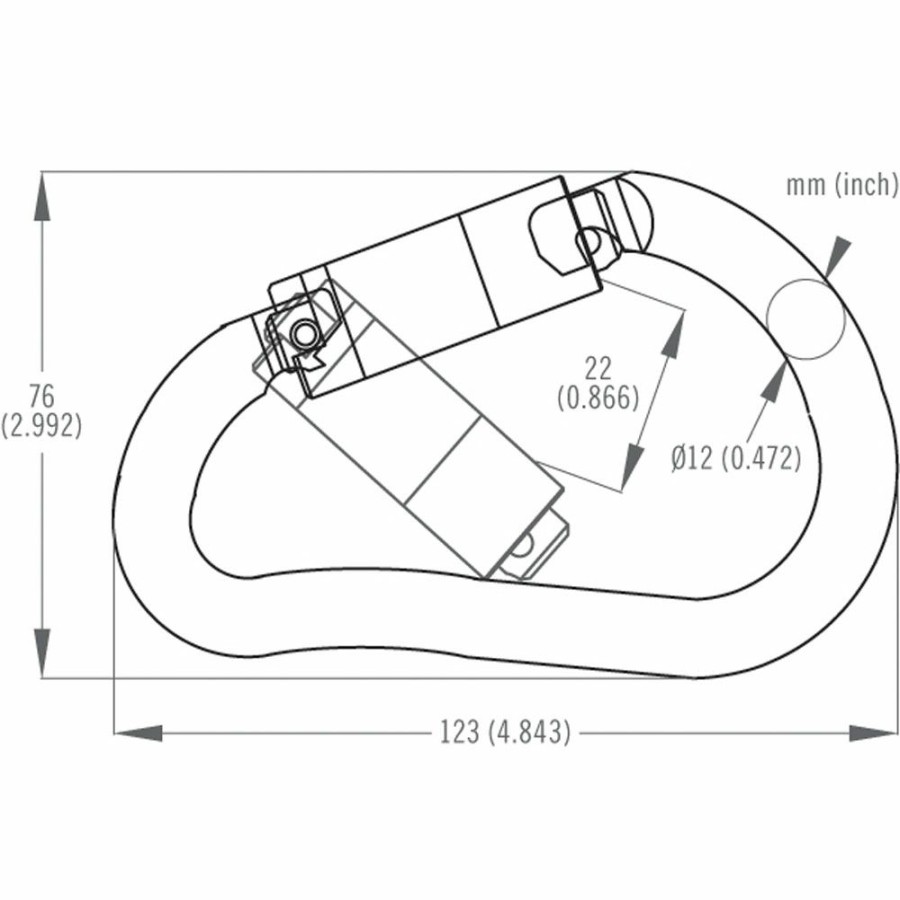 Carabiners & Quickdraws * | Dmm Steel Boa Locksafe