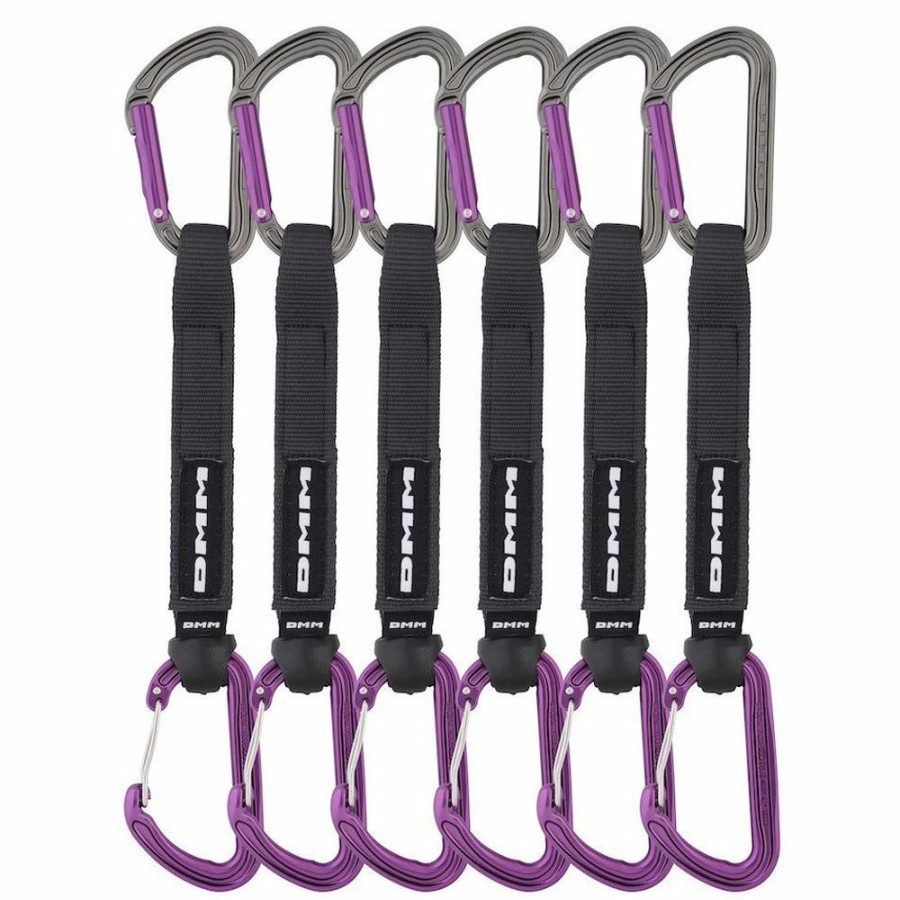 Carabiners & Quickdraws * | Dmm Shadow / Spectre Hybrid Quickdraw 18Cm 6 Pack