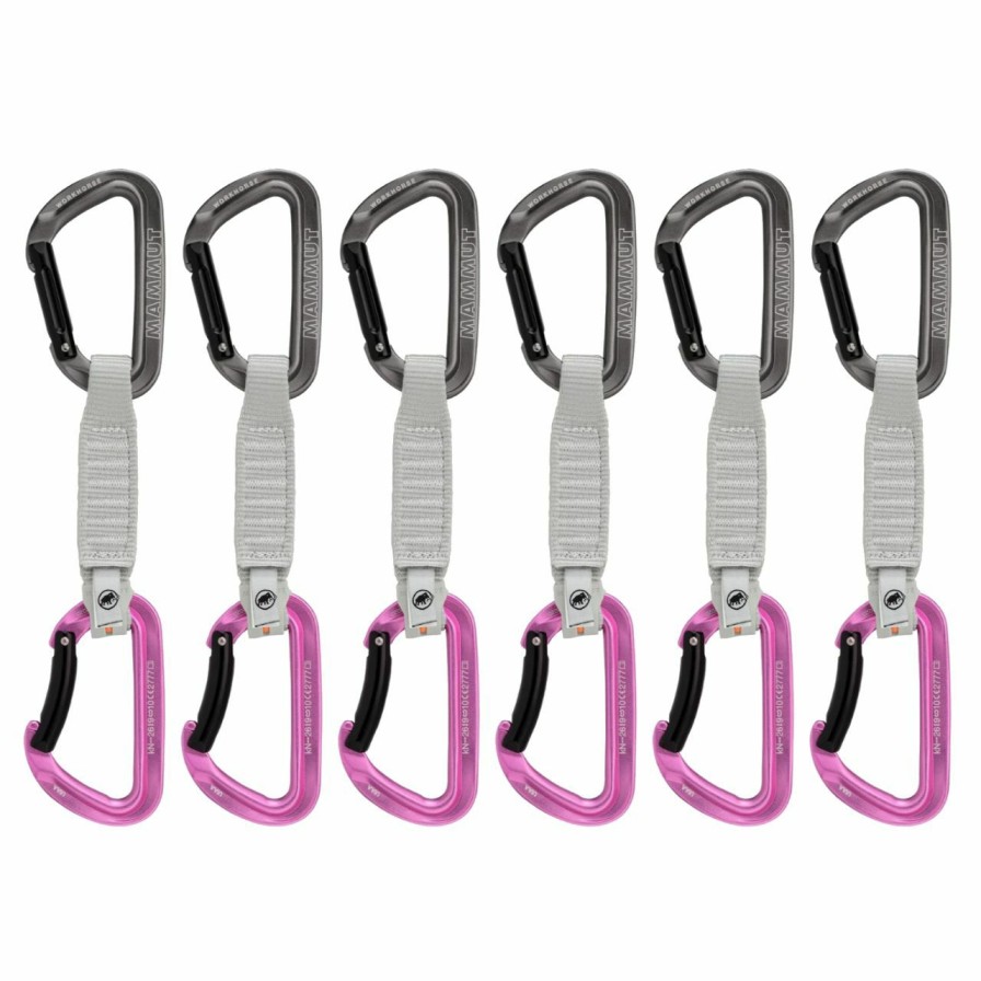 Carabiners & Quickdraws * | Mammut Workhorse Keylock Quickdraw 6-Pack