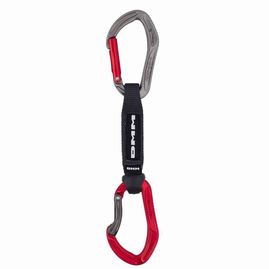 Carabiners & Quickdraws * | Dmm Alpha Sport Quickdraw Titanium / Red