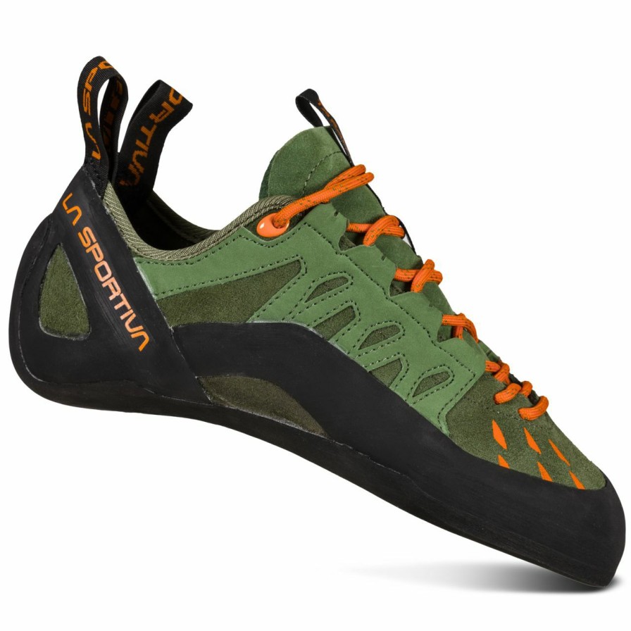 Climbing Shoes * | La Sportiva Tarantulace Men'S Olive / Tiger