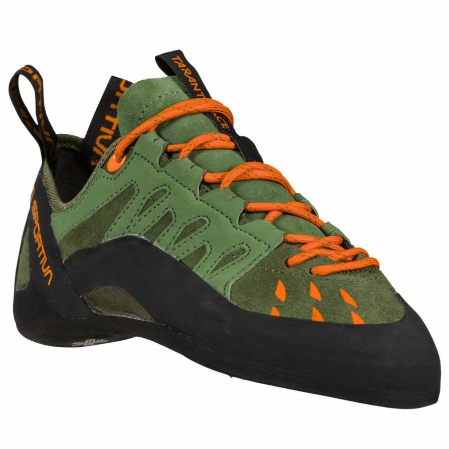 Climbing Shoes * | La Sportiva Tarantulace Men'S Olive / Tiger