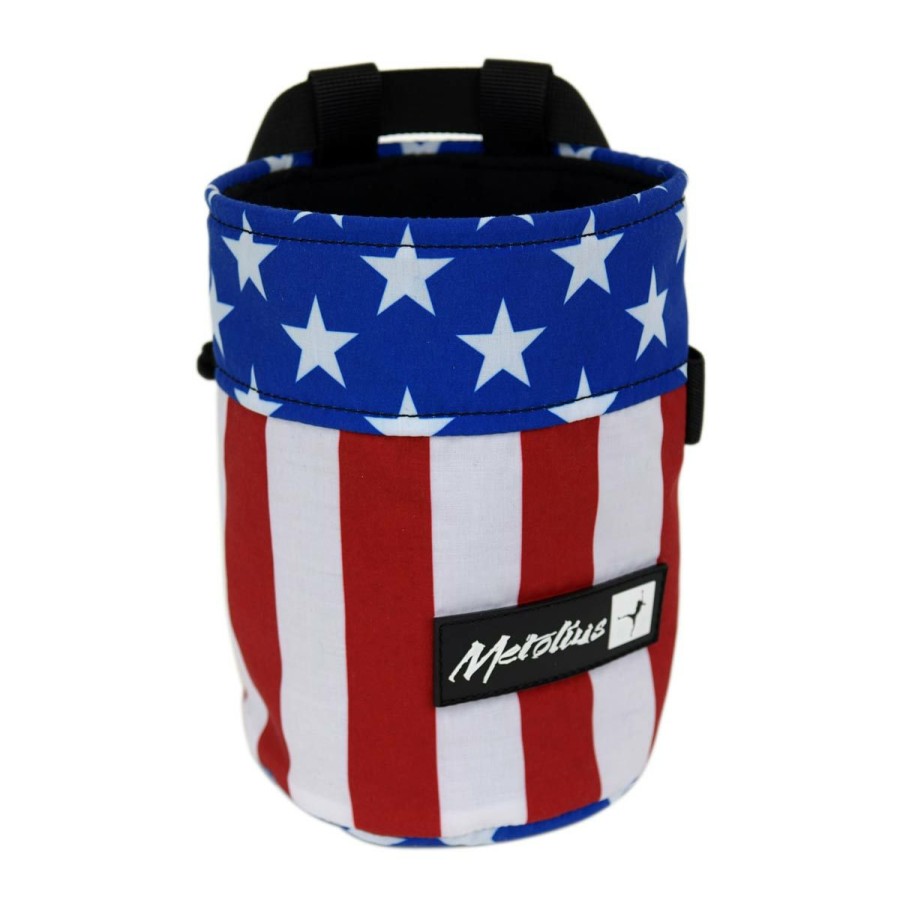 Climbing Accessories * | Metolius Uncle Sam Chalk Bag