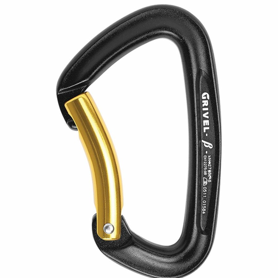 Carabiners & Quickdraws * | Grivel Beta Bent Gate Anodized