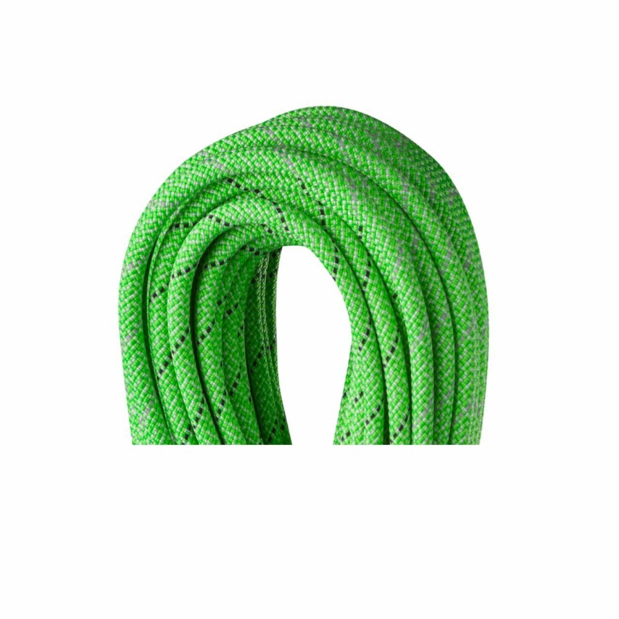 Ropes & Cordage * | Edelrid Tommy Caldwell Eco Dry Duotec 9.6Mm Neon Green