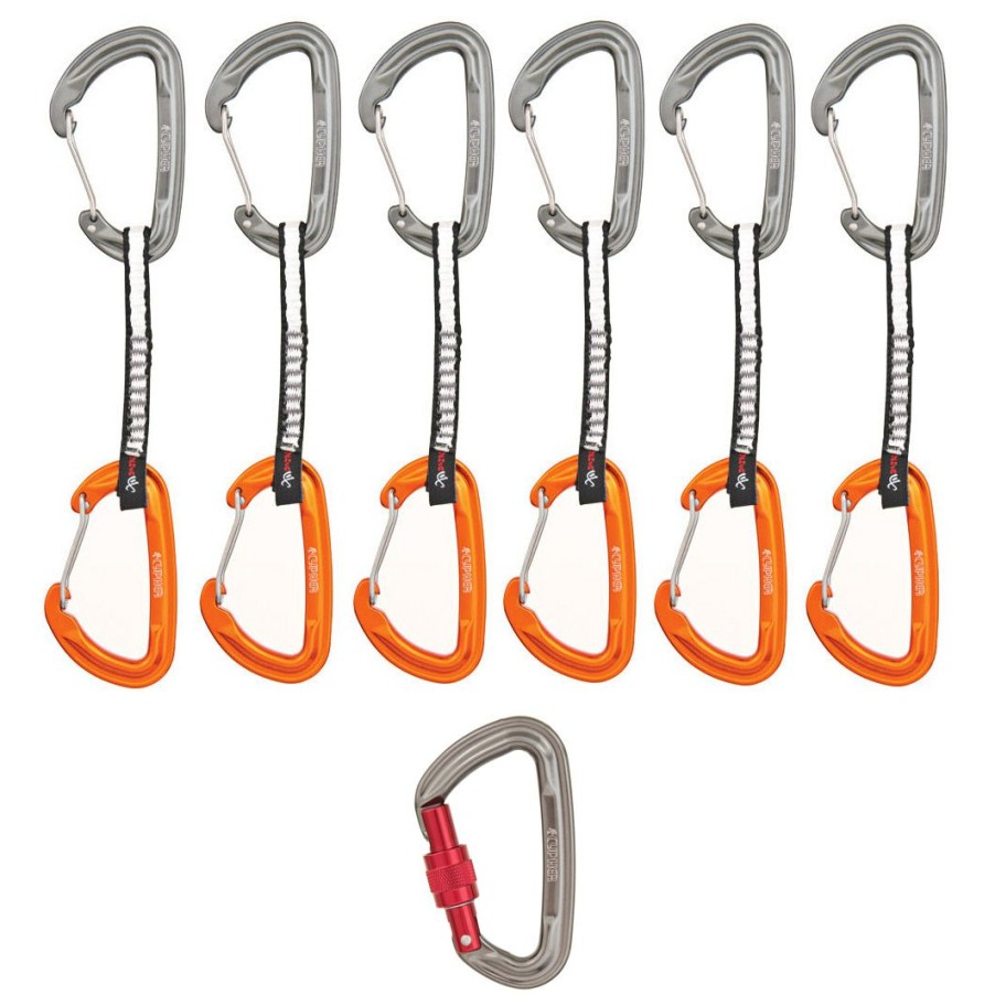 Carabiners & Quickdraws * | Cypher Firefly Ii Quickdraw Wire Gate 6-Pack