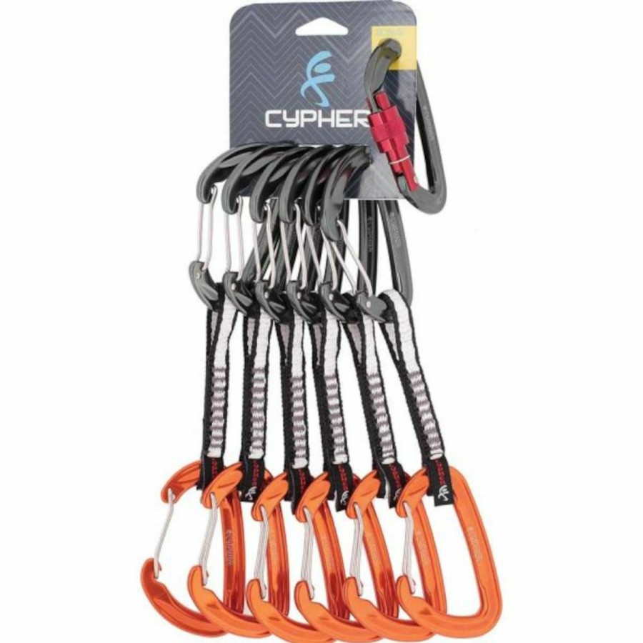 Carabiners & Quickdraws * | Cypher Firefly Ii Quickdraw Wire Gate 6-Pack