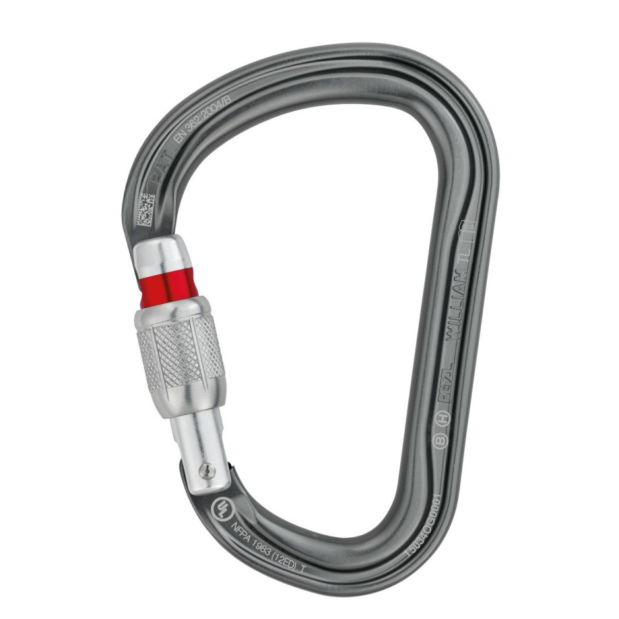 Carabiners & Quickdraws * | Petzl William Screw-Lock