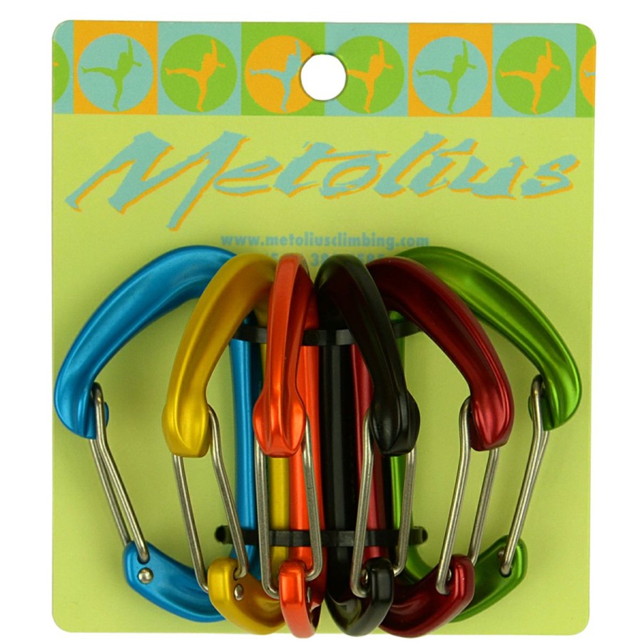 Carabiners & Quickdraws * | Metolius Fs Mini Ii Jet Set 6 Pack