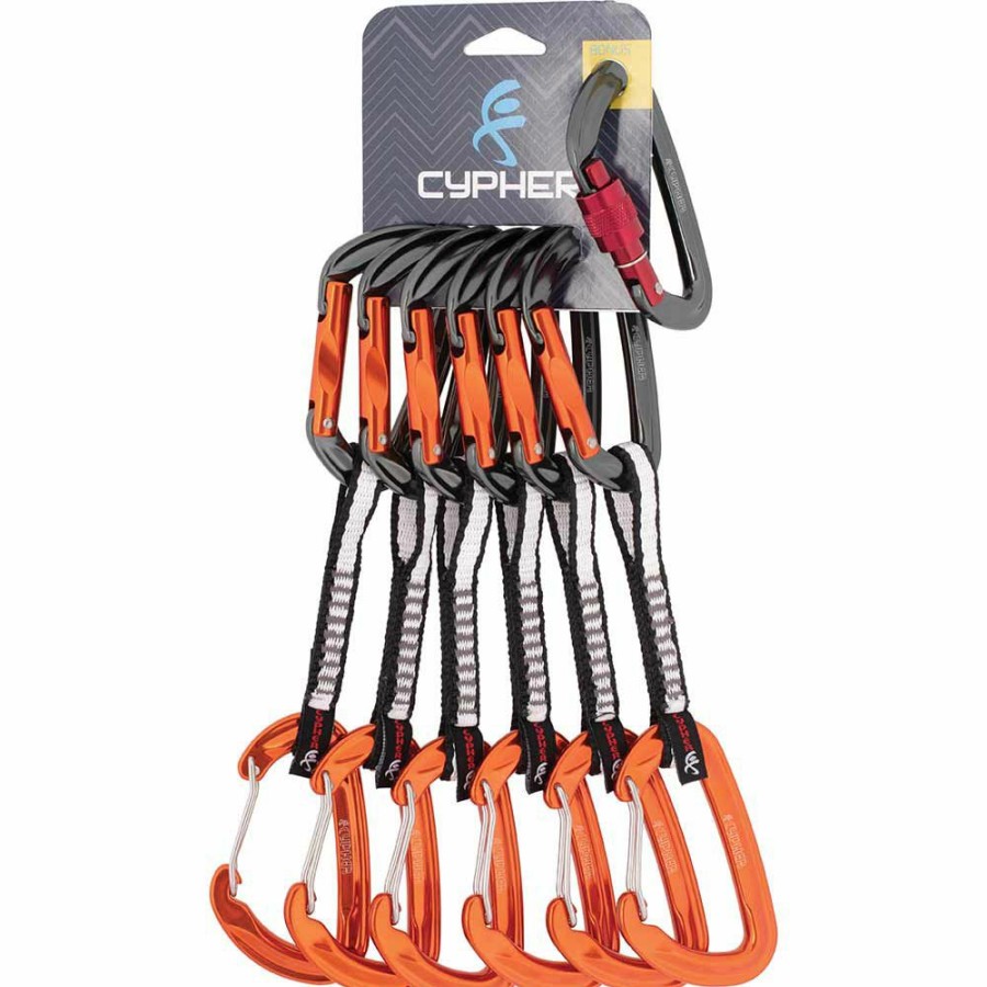 Carabiners & Quickdraws * | Cypher Firefly Ii Quickdraw Mixed 6-Pack