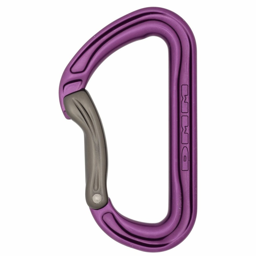 Carabiners & Quickdraws * | Dmm Shadow Bent Gate Purple