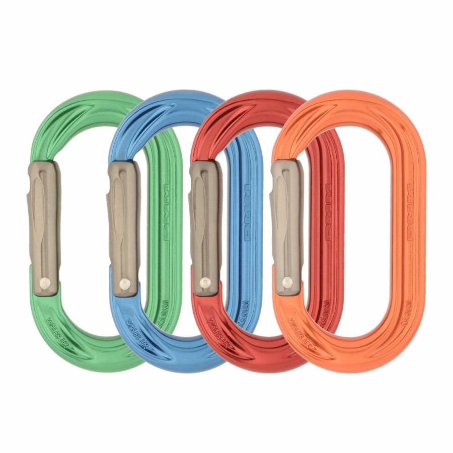 Carabiners & Quickdraws * | Dmm Perfecto Straight Gate 4 Color Pack