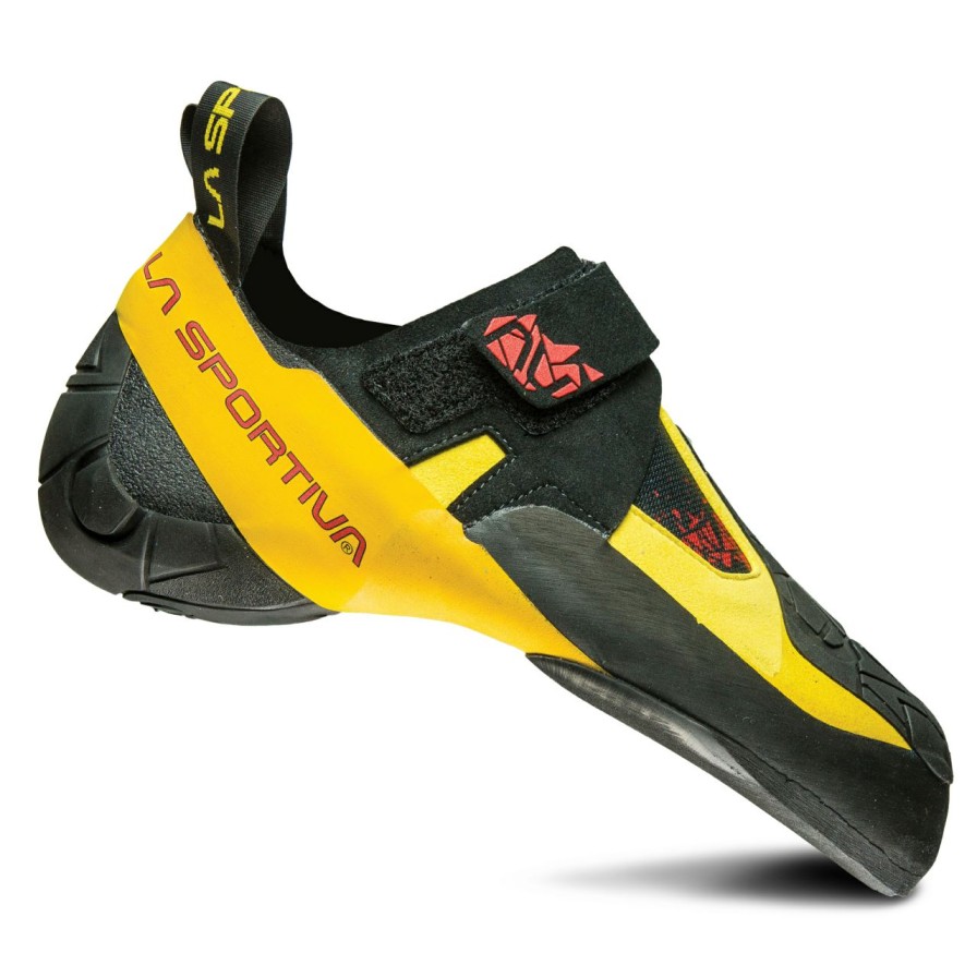 Climbing Shoes * | La Sportiva Skwama Men'S Black / Yellow