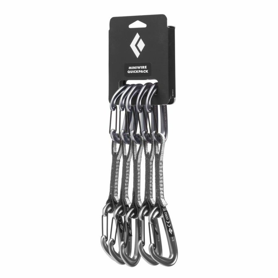 Carabiners & Quickdraws * | Black Diamond Miniwire Quickpack 12Cm