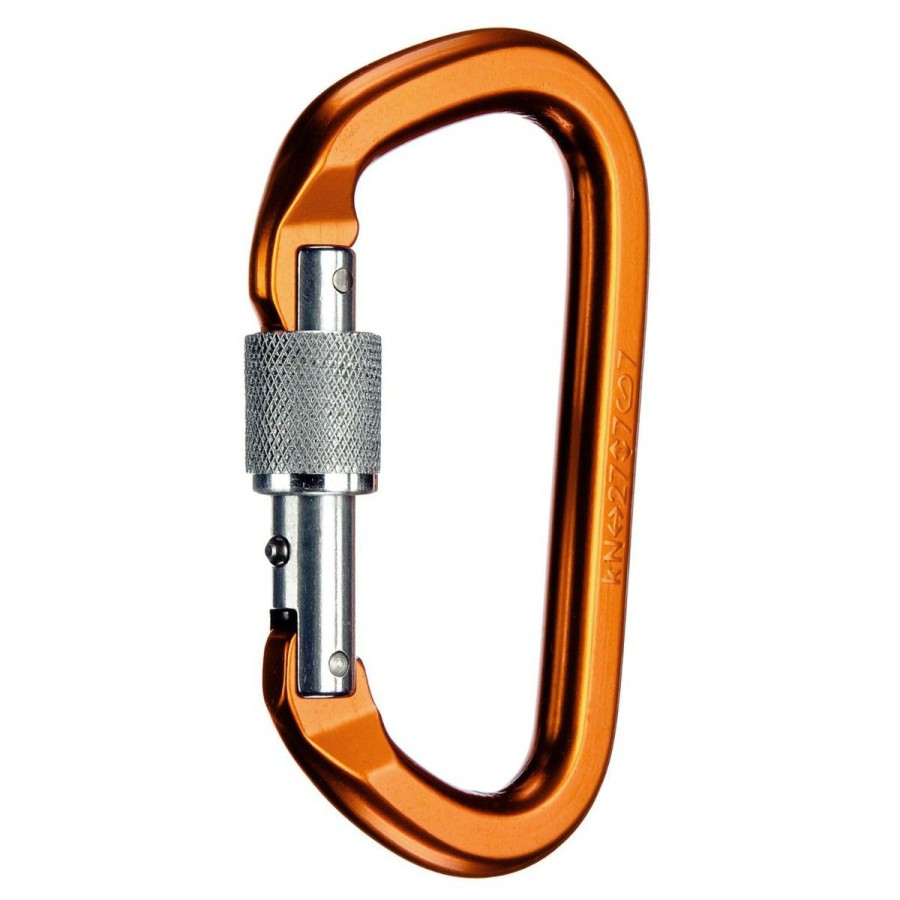 Carabiners & Quickdraws * | Smc Aluminum Locking D Carabiner