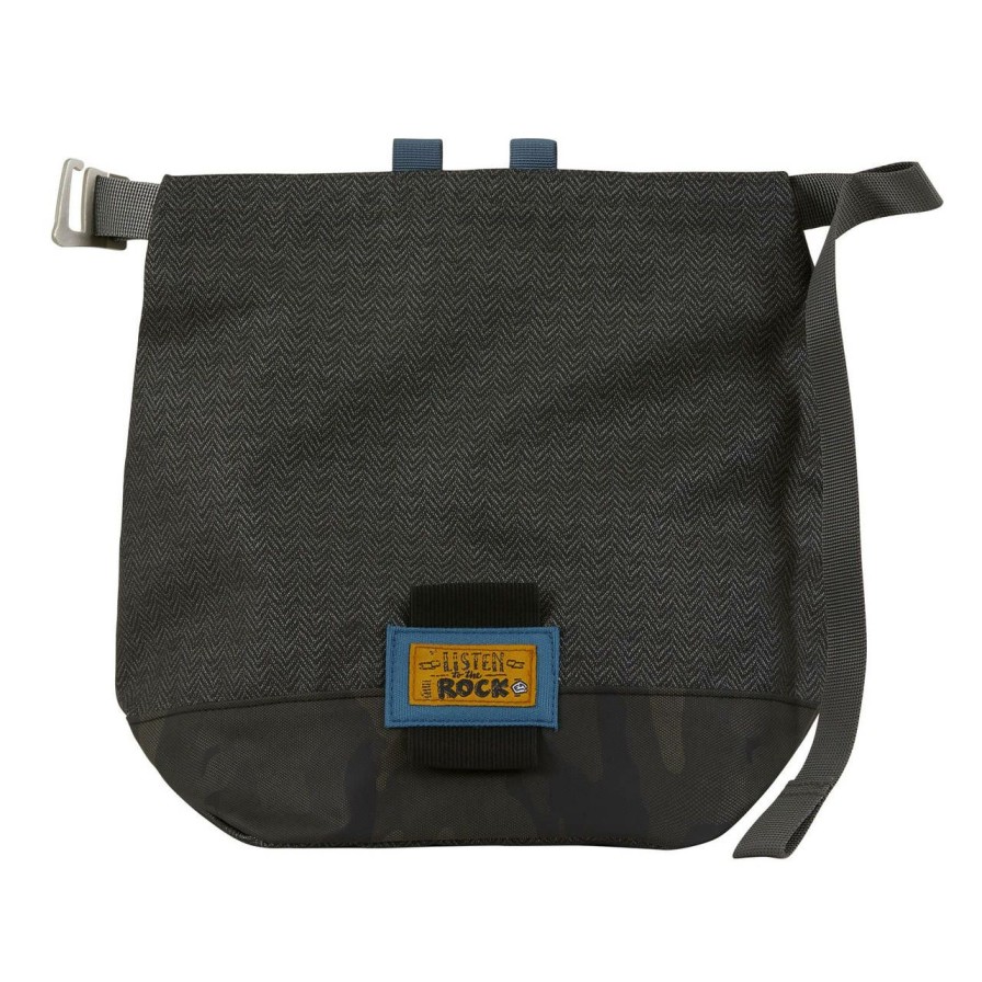 Climbing Accessories * | E9 Gulp X Chalk Bag Grey-Camouflage