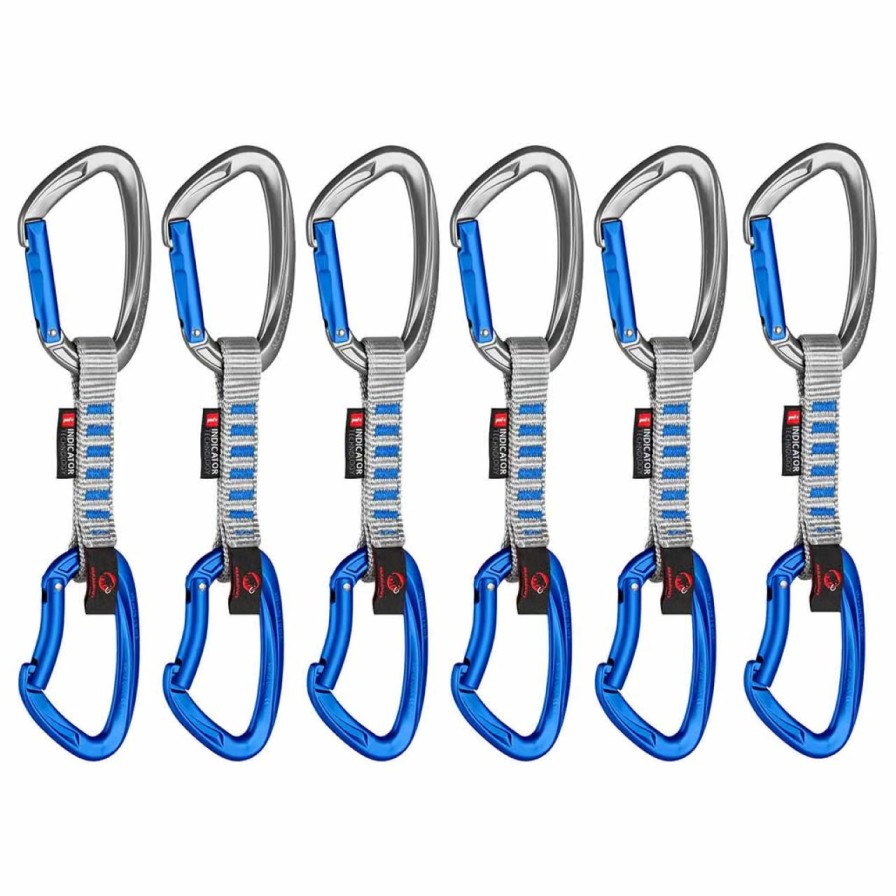 Carabiners & Quickdraws * | Mammut Crag Keylock 10 Cm Indicator Quickdraw 6-Pack