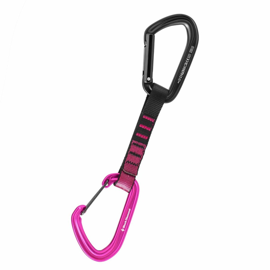 Carabiners & Quickdraws * | Black Diamond Hotforge Hybrid Quickdraw 12Cm