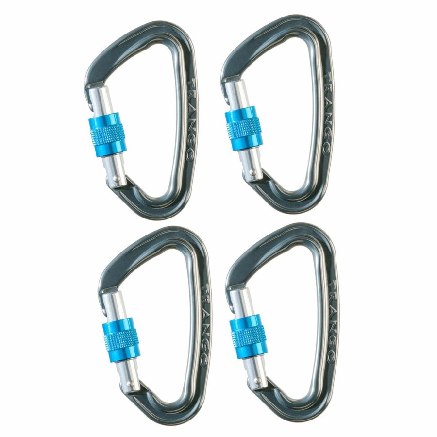 Carabiners & Quickdraws * | Trango React Screwlock 4-Pack