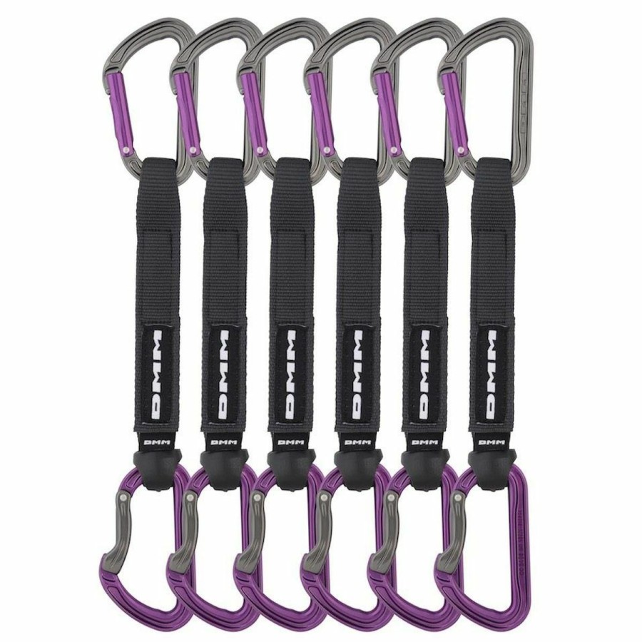 Carabiners & Quickdraws * | Dmm Shadow Quickdraw 18Cm 6 Pack