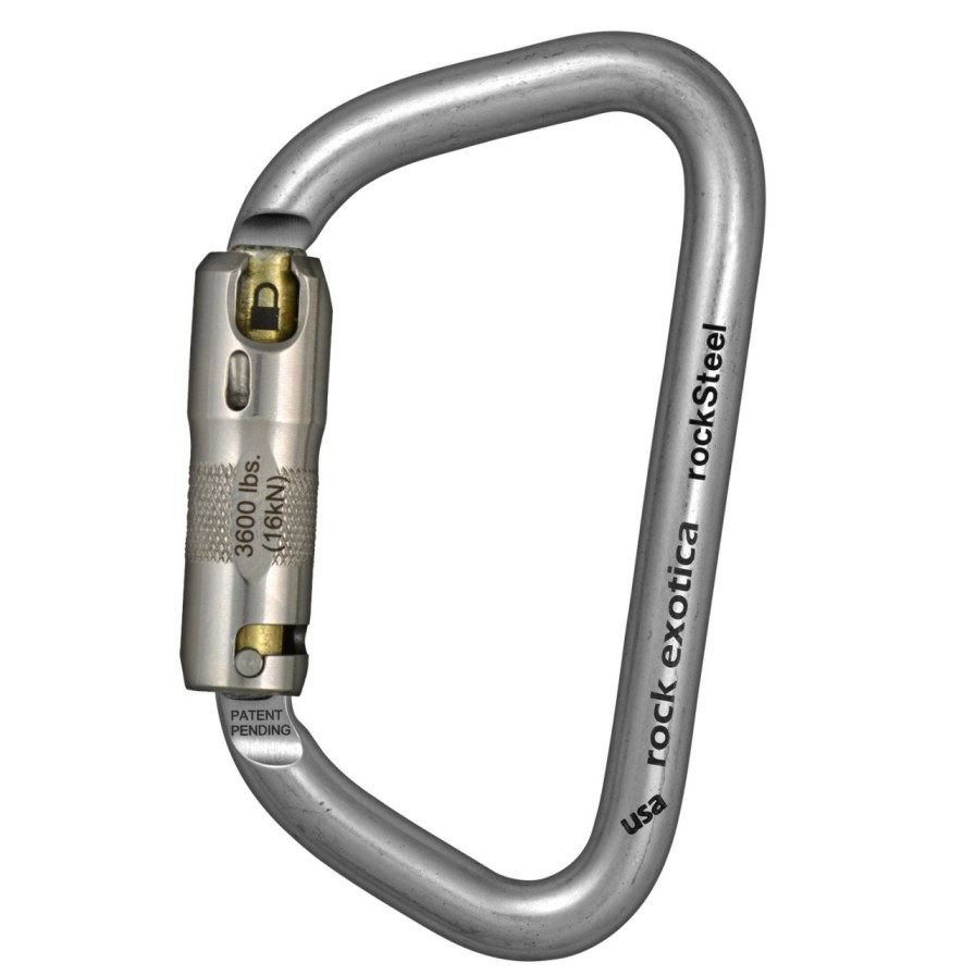 Carabiners & Quickdraws * | Rock Exotica Rocksteel Auto-Lock