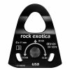 Protection & Hardware * | Rock Exotica Mini Machined Pulley Single Sheave Black