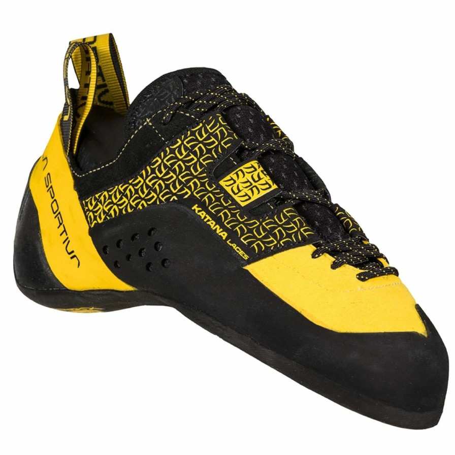 Climbing Shoes * | La Sportiva Katana Lace Men'S Yellow / Black